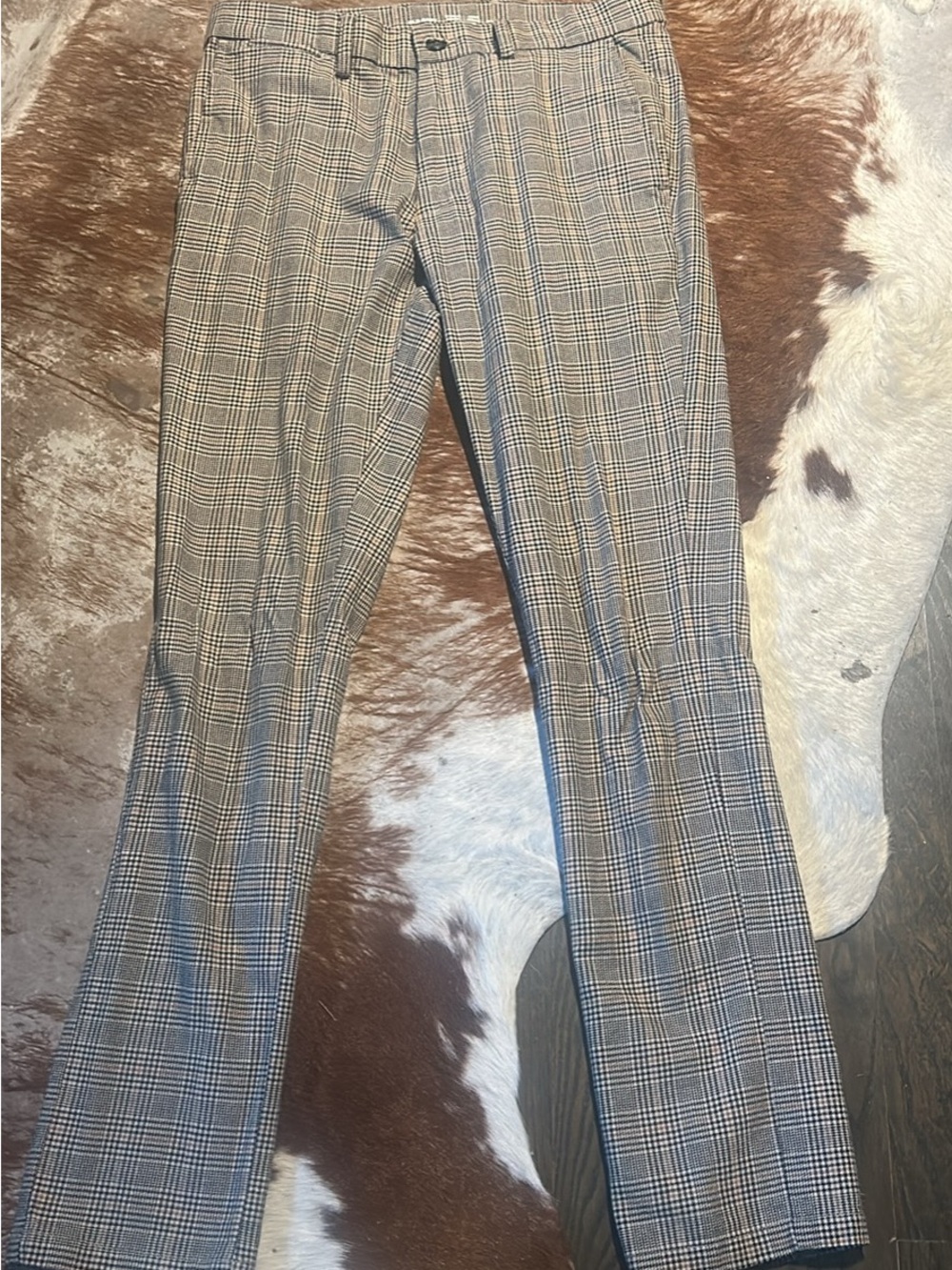 Men's Plaid Dress Pants